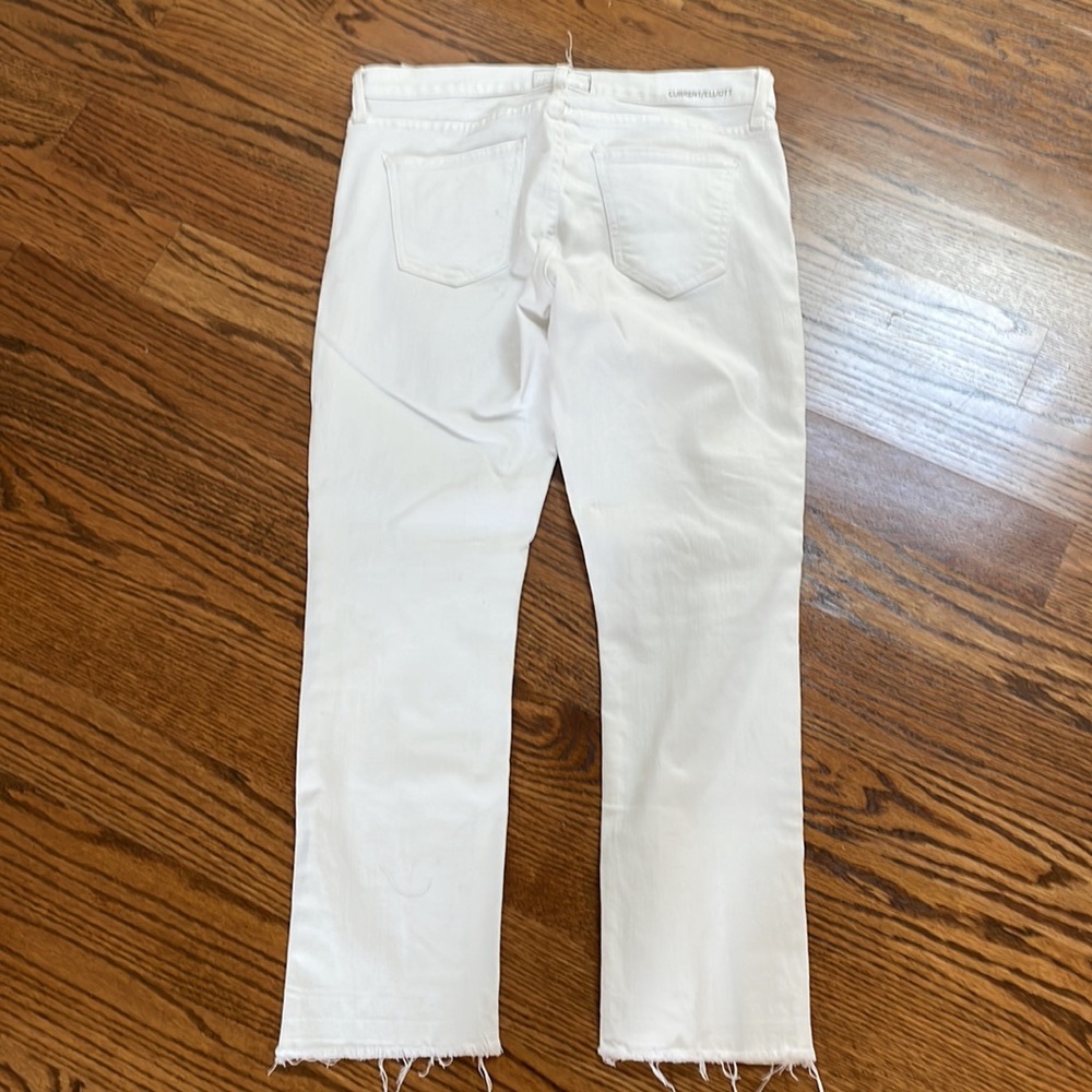 Current / Elliott Cropped Straight Jean